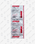 Detalj blistera Modanil 200 mg tableta za fokus i mentalnu jasnoću