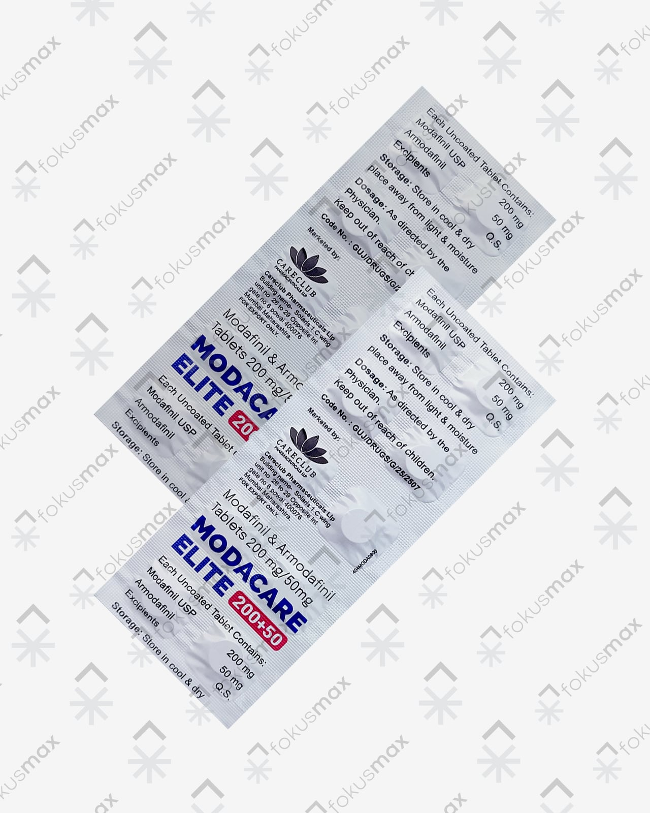 16 Modacare ELITE 1-min Pakovanje Modacare ELITE 250 mg tableta u blisteru za mentalnu koncentraciju