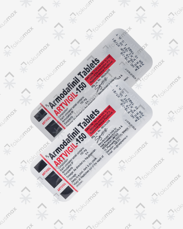 Blister pakovanje Artvigil 150 mg tableta za pažnju