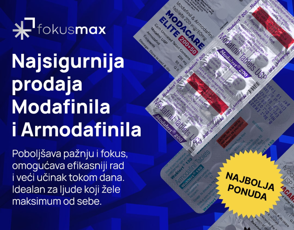 najsigurnija prodaja Modafinila i Armodafinila