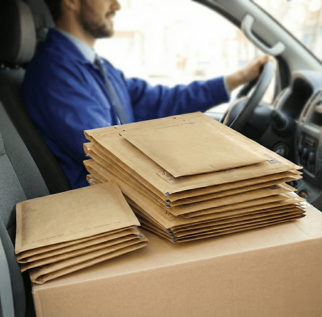 Kurir dostavlja paket suplemenata na kućnu adresu - brza isporuka